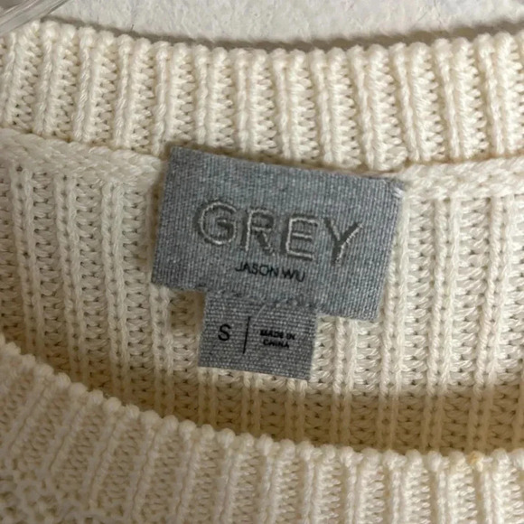 Jason Wu Grey Label Cream Wool Knit Sweater Size Small - Picture 2 of 8